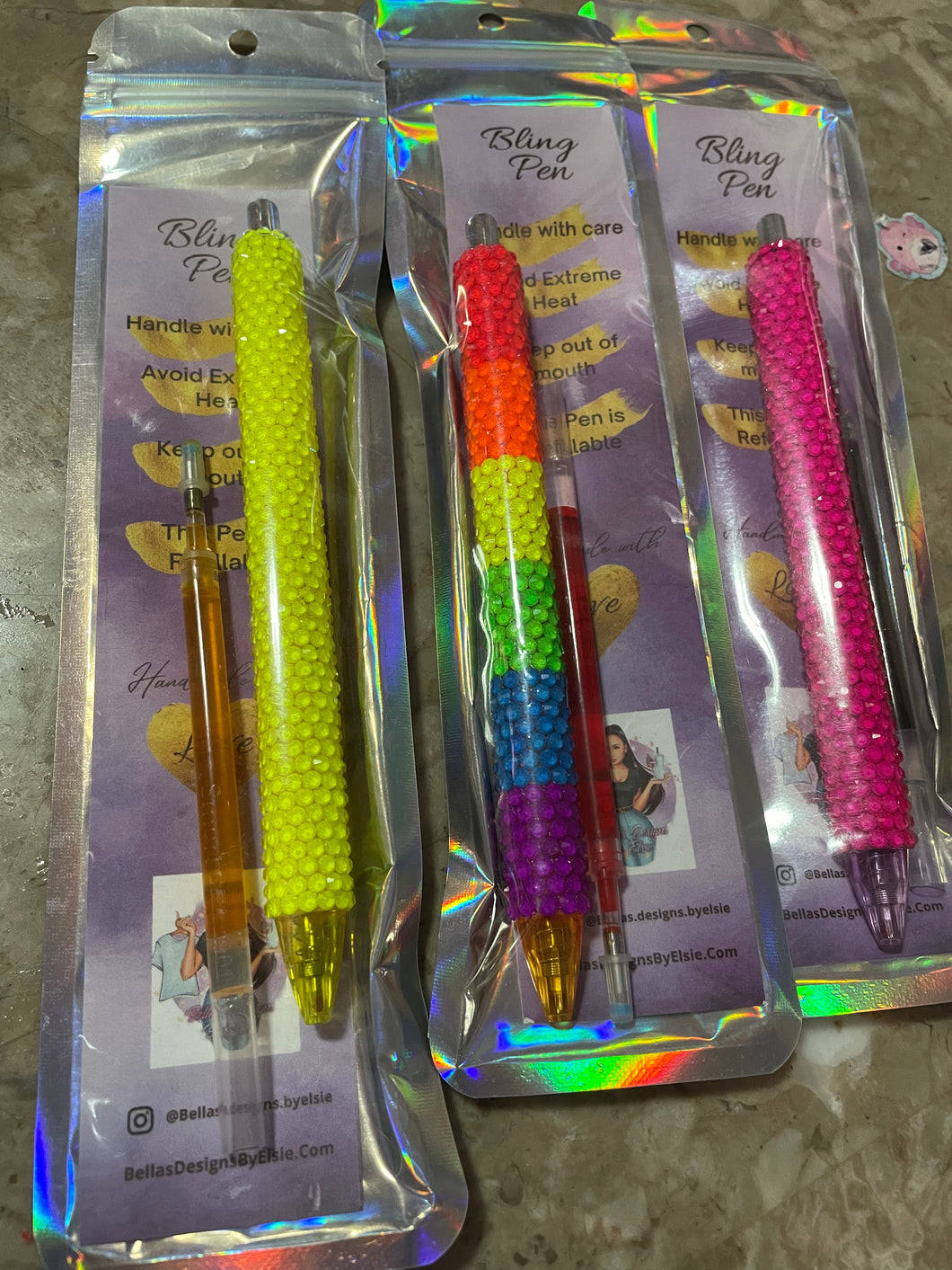 Ready to ship Bling pens