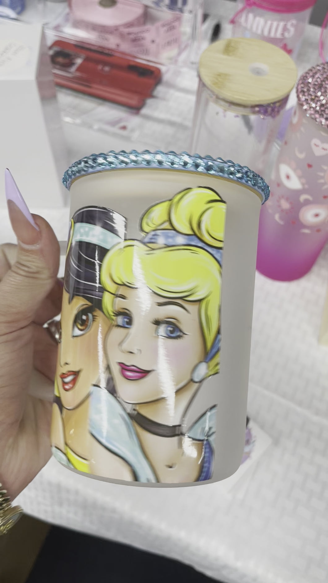 Princess frosted mug