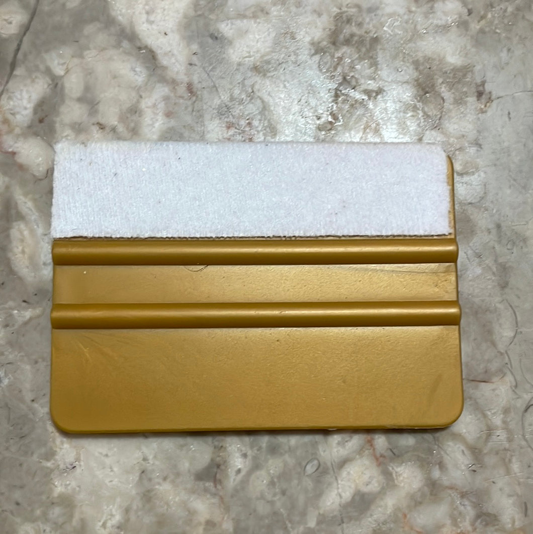 Gold Squeegee w/ velvet strip